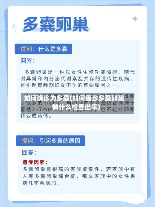 如何确诊为多囊(如何确诊多囊卵巢做什么检查出来)-第3张图片