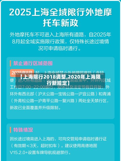 【上海限行2018调整,2020年上海限行新规定】