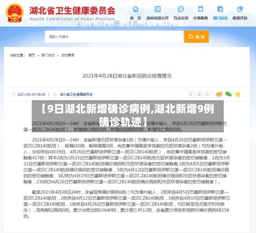 【9日湖北新增确诊病例,湖北新增9例确诊轨迹】-第3张图片