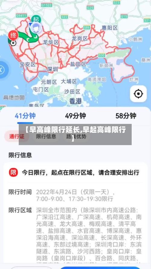 【早高峰限行延长,早起高峰限行】