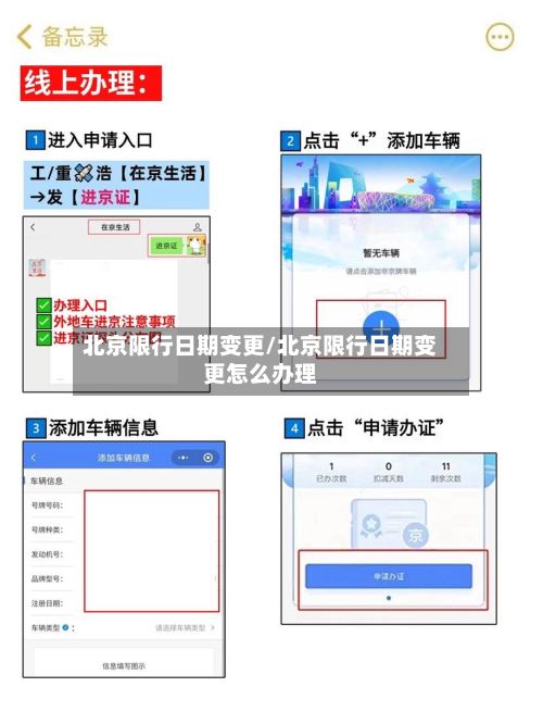 北京限行日期变更/北京限行日期变更怎么办理-第3张图片