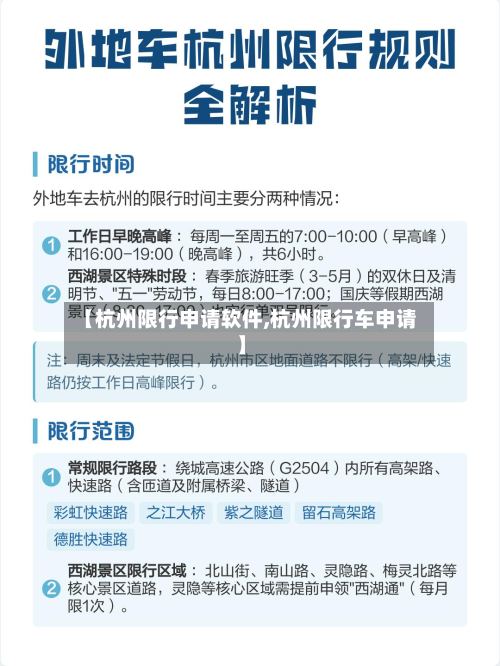 【杭州限行申请软件,杭州限行车申请】-第2张图片