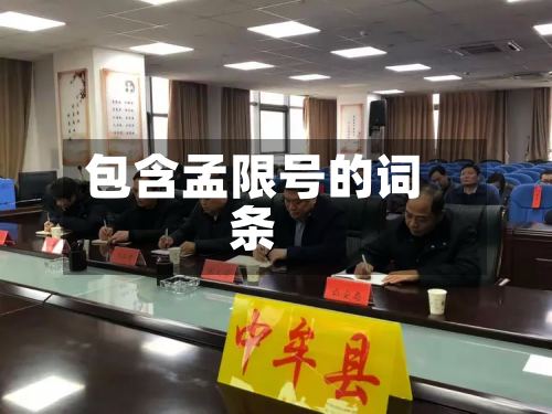 包含孟限号的词条