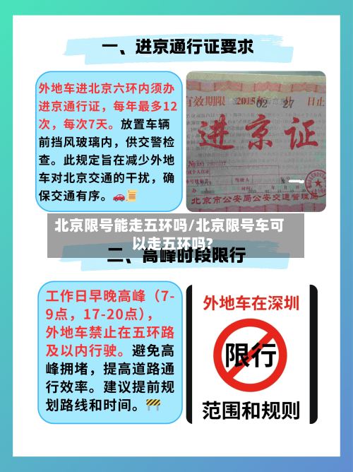 北京限号能走五环吗/北京限号车可以走五环吗?-第2张图片