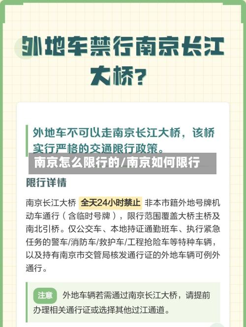 南京怎么限行的/南京如何限行