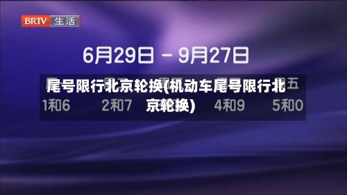 尾号限行北京轮换(机动车尾号限行北京轮换)-第2张图片