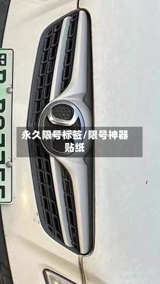 永久限号标签/限号神器贴纸