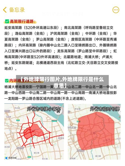 【外地牌限行图片,外地牌限行是什么意思】