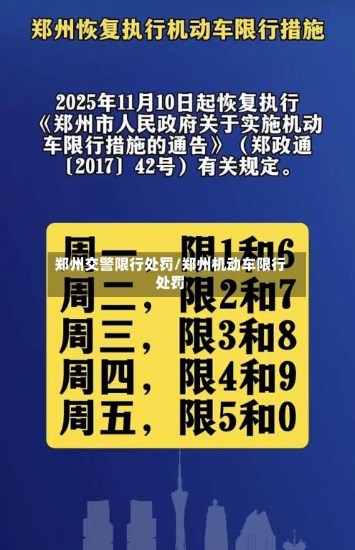 郑州交警限行处罚/郑州机动车限行处罚