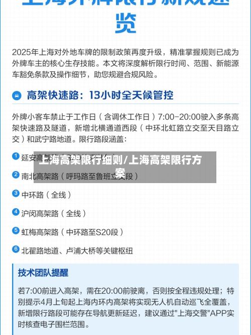 上海高架限行细则/上海高架限行方案