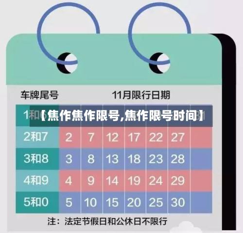 【焦作焦作限号,焦作限号时间】-第2张图片