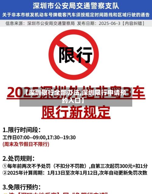 【深圳限行全部办法,深圳限行申请预约入口】-第2张图片