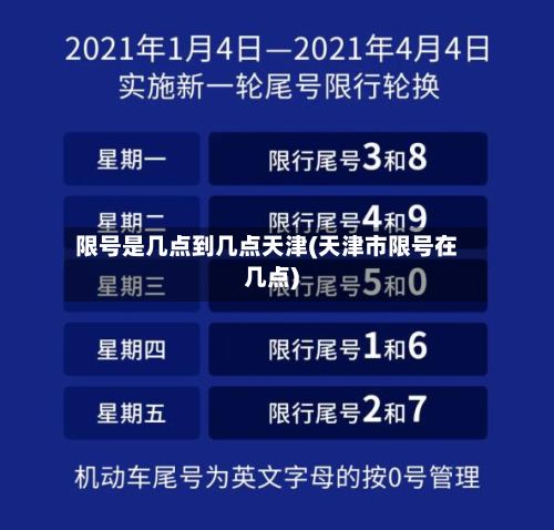 限号是几点到几点天津(天津市限号在几点)-第3张图片
