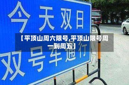 【平顶山周六限号,平顶山限号周一到周五】-第2张图片