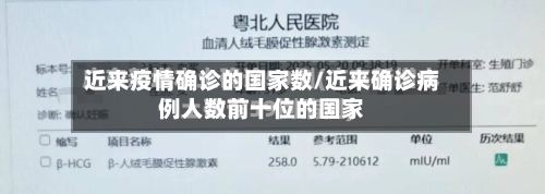 近来疫情确诊的国家数/近来确诊病例人数前十位的国家-第2张图片