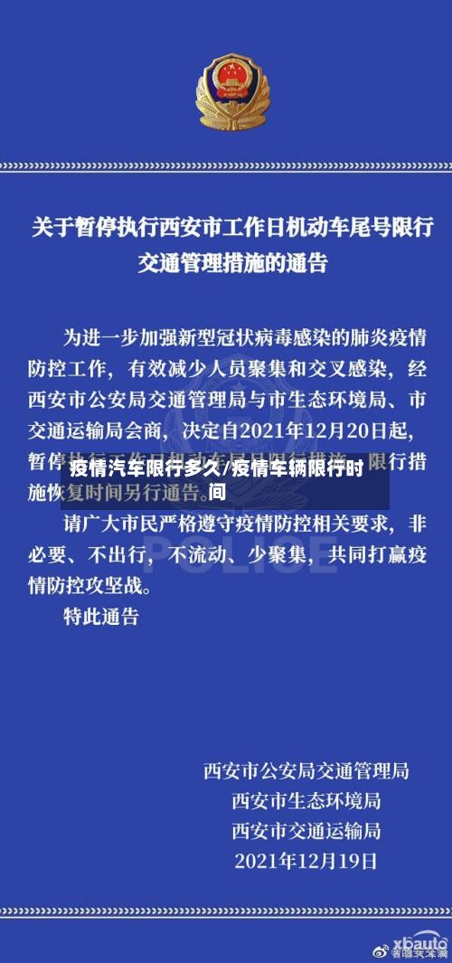 疫情汽车限行多久/疫情车辆限行时间-第3张图片