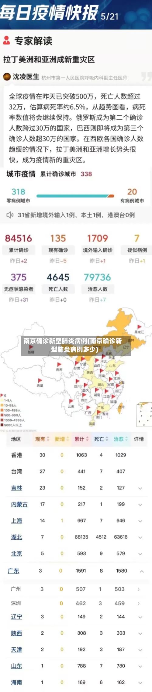 南京确诊新型肺炎病例(南京确诊新型肺炎病例多少)