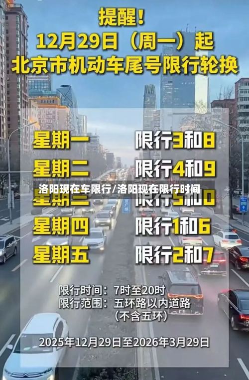 洛阳现在车限行/洛阳现在限行时间-第3张图片