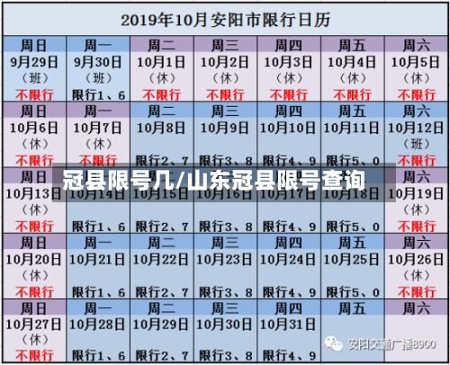冠县限号几/山东冠县限号查询