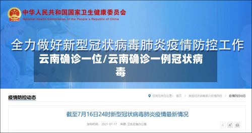 云南确诊一位/云南确诊一例冠状病毒