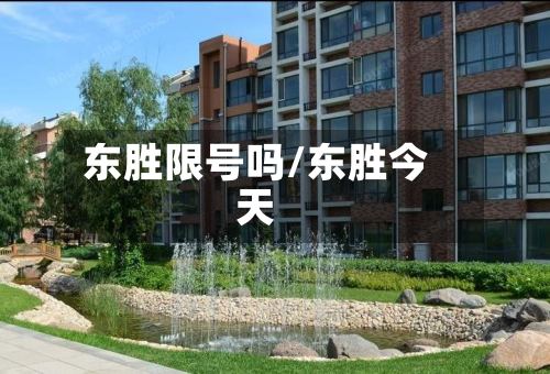 东胜限号吗/东胜今天-第2张图片