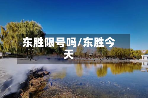 东胜限号吗/东胜今天-第3张图片