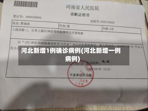 河北新增1例确诊病例(河北新增一例病例)-第2张图片